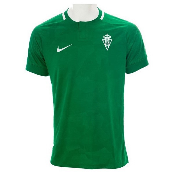 Camiseta Real Sporting de Gijón Replica Segunda Ropa 2018/19 Verde